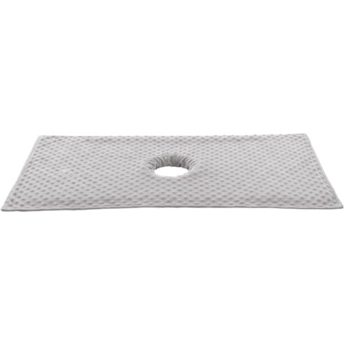 Keuyeo Serviette De Massage en Velours Doux avec Trou pour Le Visage, Bandana De Lit, Serviette De Massage Spa pour Usage Spa