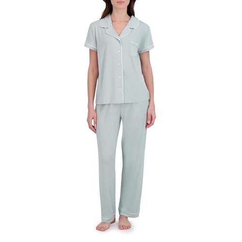 Image of BORN Pajamas for Women Set Button Down, 2 Piece Pajama Sets, Soft Womens Pajama Sets