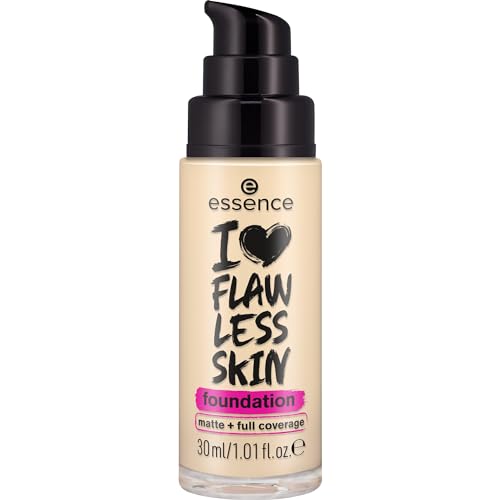essence I LOVE FLAWLESS SKIN foundation, Nr. 20, langanhaltend, mattierend,...