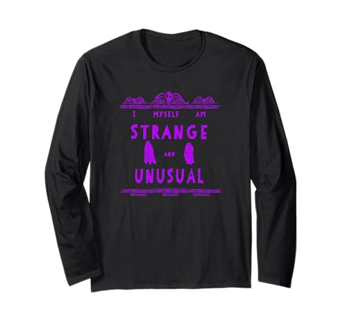 Beetlejuice I Myself am Strange and Unusual Long Sleeve T-Shirt