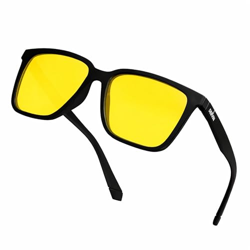 Image of Dervin UV Protected Yellow Lens Driving Polarized Sunglasses for Men & Women