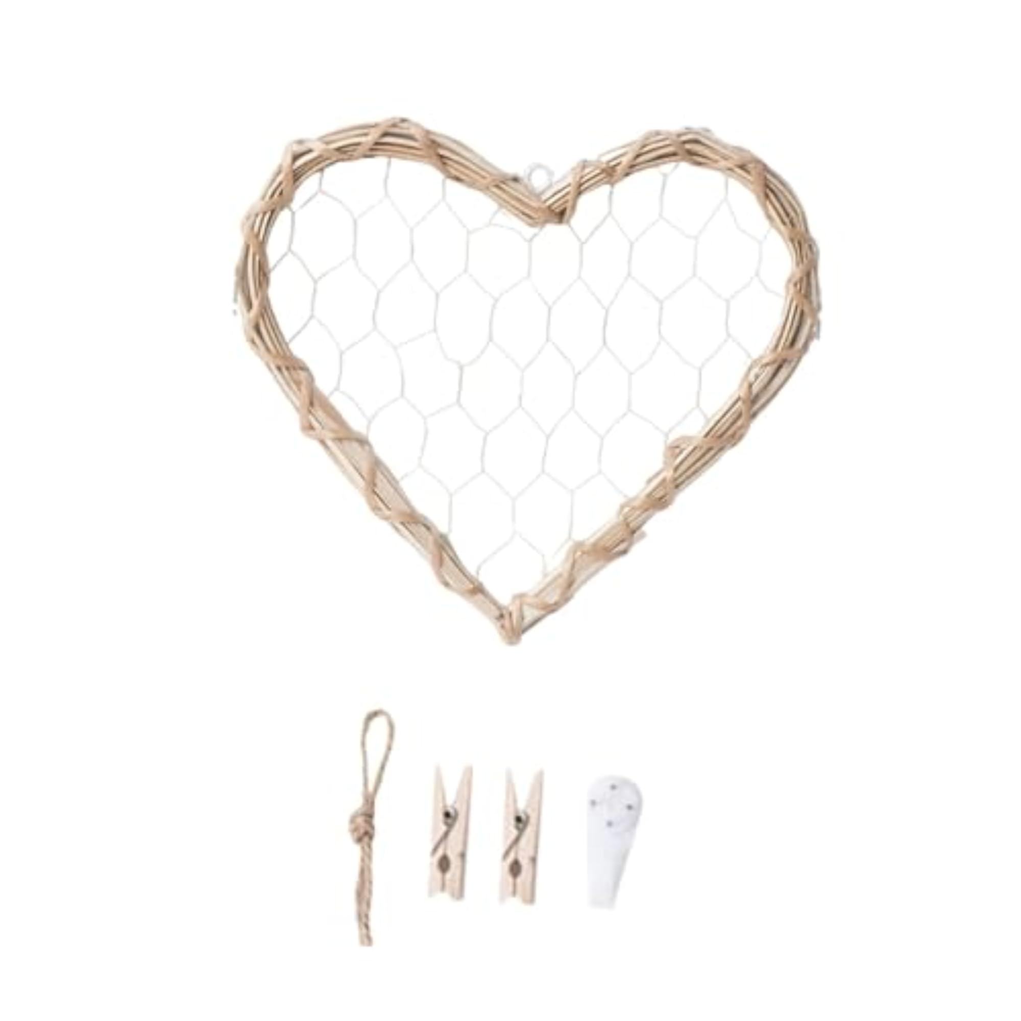 Heart Shaped DIY Photo Decoration Wall Grid Panel