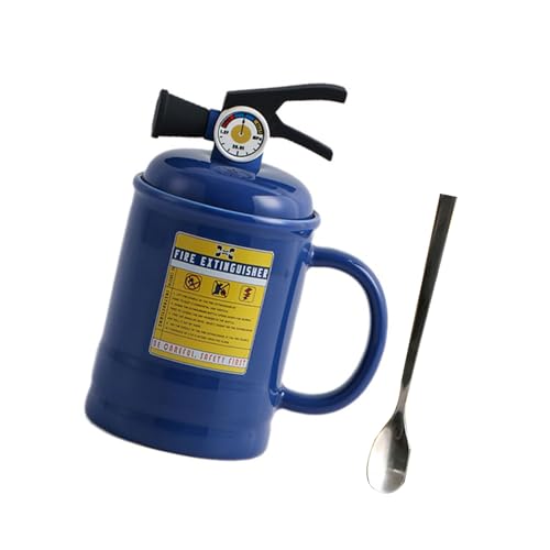 UncleS Lustige Feuerlöscher Formen Tasse Keramik Kaffeetasse Mit Bequemem Zum Schenken Von Feuerwehrliebhaber Geburtstagsgeschenkbecher