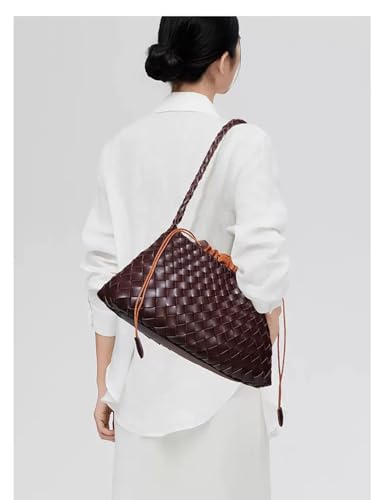 Women's Woven Tote Bag Fashion Woven Leather Purse and Handbag Daily Travel Travel Shoulder Bag3