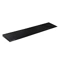 Ruedamann 1" Rise Threshold Ramp,1500 LBS Capacity, 35.4" Wide Natural Rubber Power Wheelchair Ramp Scooter, Non-Slip Solid Rubber Threshold Ramp for Doorways,Driveways,Bathroom,Cuttable