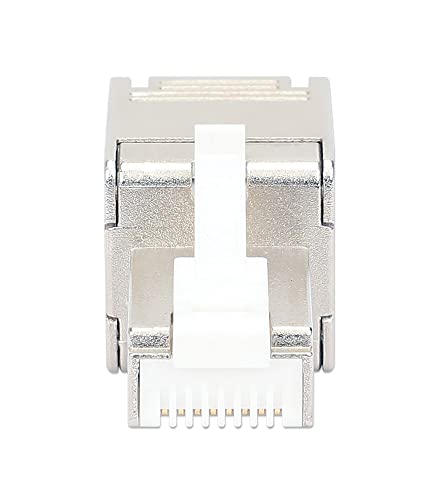 Intellinet Cat6a 10G RJ45 Field Plug Shielded and Tool-Free, gold - Image 3