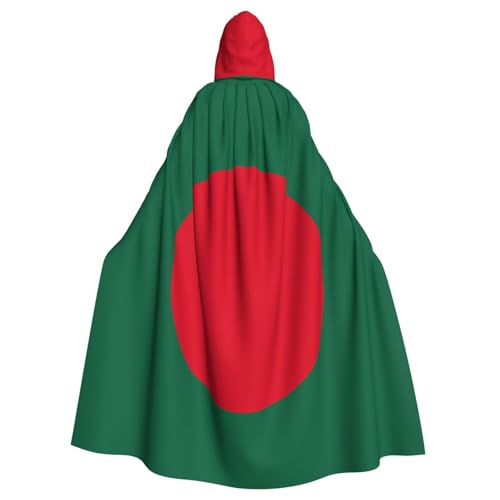 HJFCZH Capa con capucha para adultos con imagen de la bandera de Bangladesh que garantiza un fácil cuidado y un uso duradero