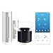 Netatmo Packung mit Wetterstation für Innen und Außen mit drahtlosem Außensensor und intelligentem Regenmesser, Luftfeuchtigkeit, Luftqualität, Geräuschpegel in Innenräumen, Luftdruck, NBU-NWS-NRG-EU