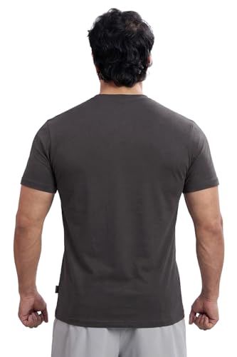 Image of Men's Crew Neck Slim Fit Gym Sports T-Shirt