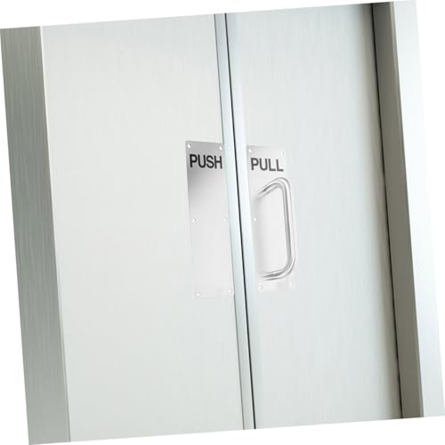 Poignée de porte design moderne argenté pour intérieur - 8