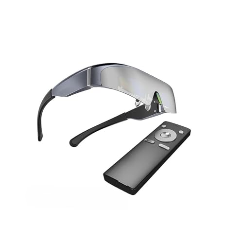 Fashion Home Office Portable Android WiFi Eyeglasses Large HD Screen Compatible for Android iOS Smart Glasses Virtual Reality 3D Video Glasses(Version 256GB)