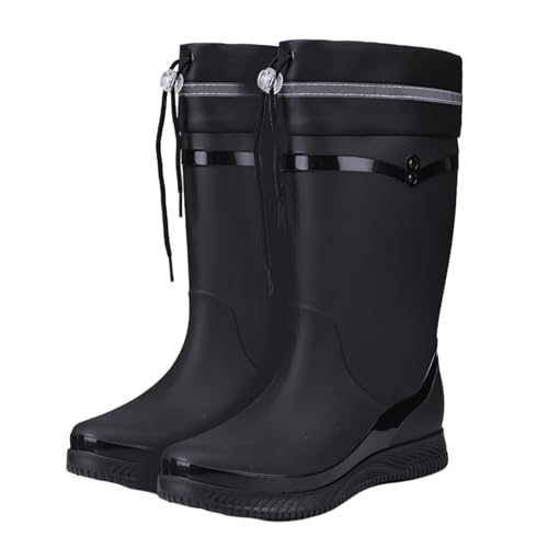 Bottes de pluie homme imperméables avec semelle crantée