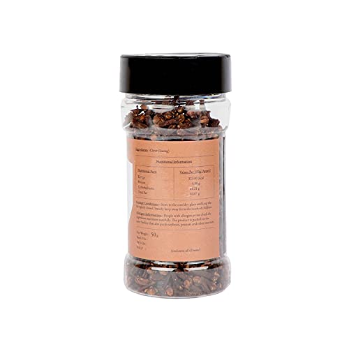 Image of Malikaz' The Royale Taste Whole Cloves Jar, 50 Gm | Intense | 100% Natural | No Additives | Easy to Provide Subtle Sweetness But Plenty of Warmth to Any Dish