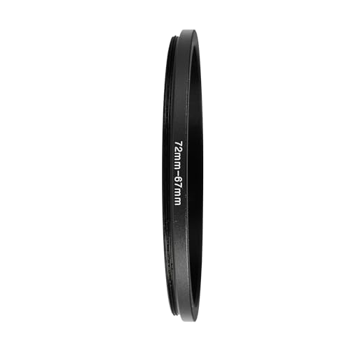Image of 72-67mm Step-Down Ring Adapter, 72mm to 67mm Step Up Filter Ring for 72mm Lens Install 67mm ND CPL UV Camera Lens Filter(72mm-67mm)