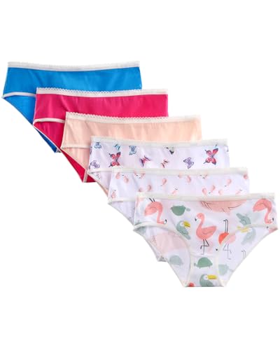 Teen Little Girls' Soft Cotton Underwear Toddler Undies Kids Panties,Breathable Panties Baby Soft Comfort Briefs