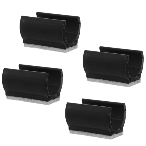 Beavorty Almohadillas de Fieltro en Forma de U Fácil Instalación y Protección 4 Piezas Color Aleatorio para Patas de Silla para Suelos de Madera