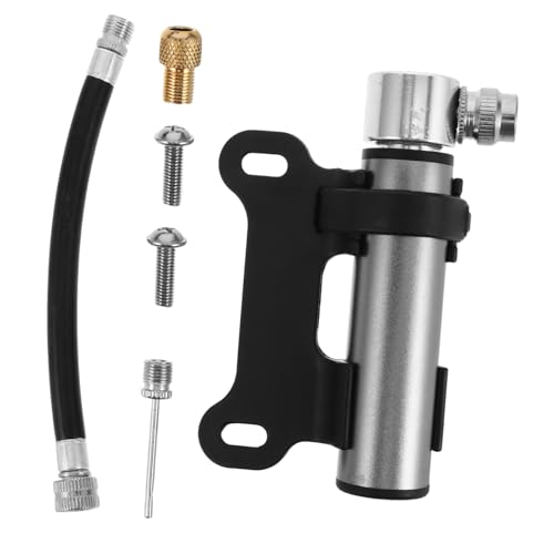 VICASKY Compact Aluminum Alloy Bike Pump Mini Inflation Air Pump Handheld Portable for Cycling Mountain Road Bikes