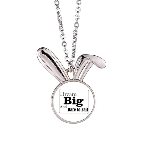 Collier pendentif lapin acier inoxydable bijoux tendance message original femme