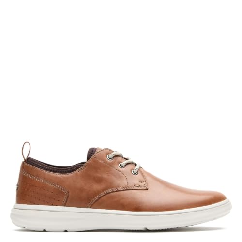 Image of Rockport mens Zaden Plain Toe Oxford, Boston Tan Leather, 9 US
