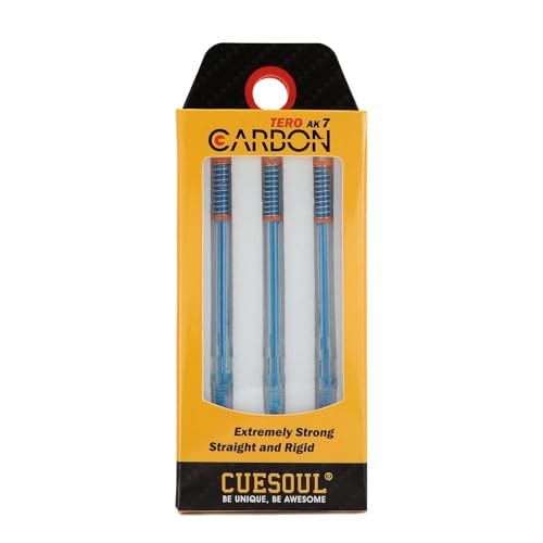 CUESOUL TERO AK7 Carbon Dart Shafts/Stem Built-in Spring Telescopic,Set of 3 pcs