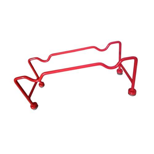 Lljsszr Dumbbell Rack, Weight Storage Organizer, Heavy Duty Multifunctional Dumbbell Holder, Barbell Holder, Red