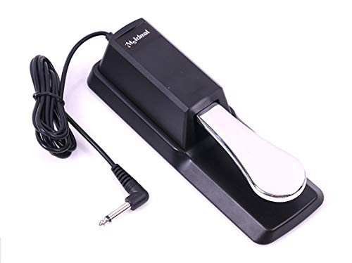 Sustain Pedal for All Electronic Keyboards,MIDI Keyboards,Digital Pianos & Synthesizers, Digital Piano Foot Damper Pedal
