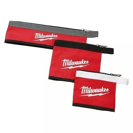 Pochettes zippées pour outils Milwaukee 48-22-8183 pour ne plus perdre vos petits accessoires