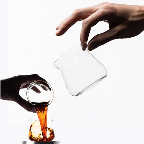UHIWALKER 9.7oz Espresso Cups Espresso Shot Glasses for OREA,275ml Glass Coffee Cups, Espresso Mugs Demitasse Cups Cappuccino Cup for Hot or Cold Latte, Tea