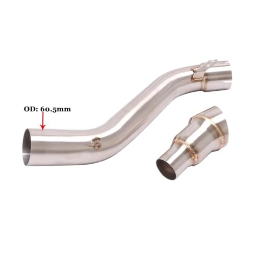 Tubo de conexión medio de escape para CB650F 2014-2018 y CB650R 2019-2022 2
