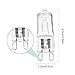 2-Pack G9 High-Temperature Appliance Bulb – Oven and Refrigerator Light Lamp Replacement(110)
