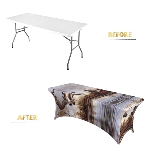 Nappe de table élasthanne lavable : la protection chic de vos fêtes - 5