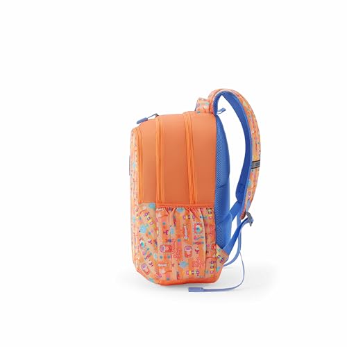 Image of American Tourister Sway | 32 Ltrs | 3 Compartments | Bottle Pocket | Ergonomic Padded Back Panel & Shoulder Straps | School Backpack for Boys & Girls | 1 Year International Warranty | Sweet Peach