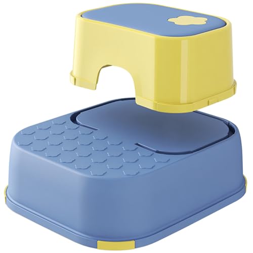 Garneck Stool Safe Footstool for Bathroom Sink Combination for Potty Training and Independence Sturdy Design for Boys