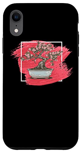 BONSAI 盆栽の木、盆栽の植物、盆栽の植木鉢、盆栽 スマホケース iPhone XR 用