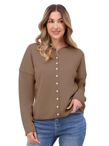IPMQ Women's Lightweight Knit Button Cardigan Sweater (6 Colors) - image 3