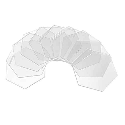 STOBAZA 1set DIY Acrylic Boards for Painting and Crafting Thick Easy to Clean and Use for Wedding Decor and Creative Projects 10pcs
