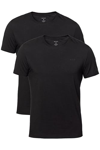 NUDUS Men's Cotton T-Shirts 2-Pack – Classic Black & White Tees