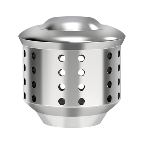 Tarro de acero inoxidable genérico – Tarro de acero inoxidable de 3 cm con tapa antisalpicaduras | Válvula antisalpicaduras reutilizable | Sustituciones de tapa