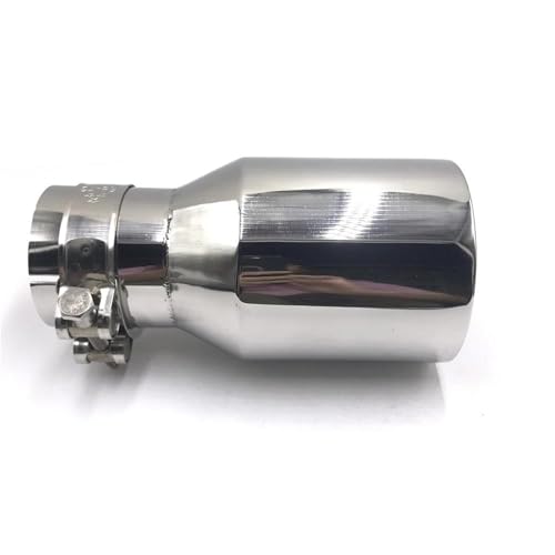 Embout d'échappement chromé en acier inoxydable pour finition auto