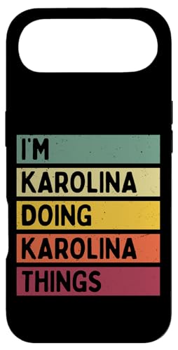 I'm Karolina Doing Karolina Things �ʔ����J�X�^���l�[�� �X�}�z�P�[�X iPhone Air �p