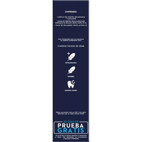 Oral-B Pro Vitality Cepillo de Dientes Eléctrico Azul - Pack Cepillo + 2 Recambios + Pasta Dientes