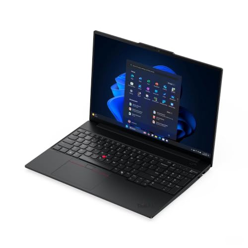 Image of Lenovo 2026 Laptop | ThinkPad E16 Gen 3 | 16 inch 1920x1200 Touch IPS | AMD-8 Core Ryzen 7 250 | 64GB DDR5 | 4TB SSD | Windows 11 Pro | Wi-Fi 6E - Bluetooth 5.3 - Backlit Keyboard - 1080p Camera - Black