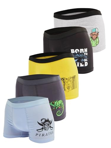 MOR Boxershorts & Unterhosen für Jungen von 2 bis 15 Jahren (5er...