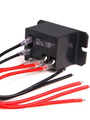 Miniature Power Relay 30A, AC120V Coil, SPDT1NO 1NC Mini 120 Volt Relay with 5 Quick Connect Wires NT90-AC120V