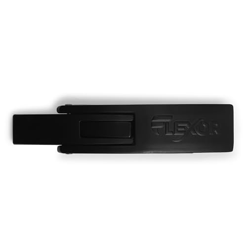 Image of Flexor Heavy Duty Spare Lever Buckle for Powerlifting Belt - Steel Locking Buckle Clip for 8mm, 10mm & 13mm Gym Lever Belts - Weightlifting, Powerlifting, Deadlift, Squat (compatible with all brands)
