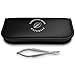 Facial Hair Scissors, Eyebrow Trimmer, Grooming Scissors for Shaping, Ear, Nose, Nostril and Mustache Trimming – for Men and Women. Comes with Case. By Christina Moss Naturals (Round Tip)