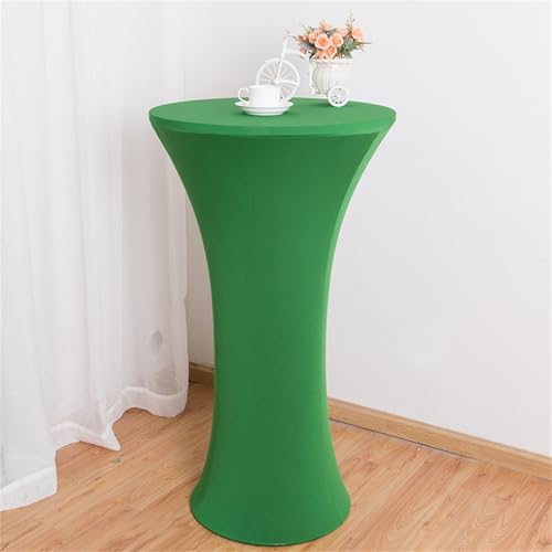 Highdi Stretch Housse Mange Debout, Table Mange Debout Extensibles en Spandex Housse de Table Haute Ronde Cocktail pour Mariage, Banquet, Anniversaire, Fête...