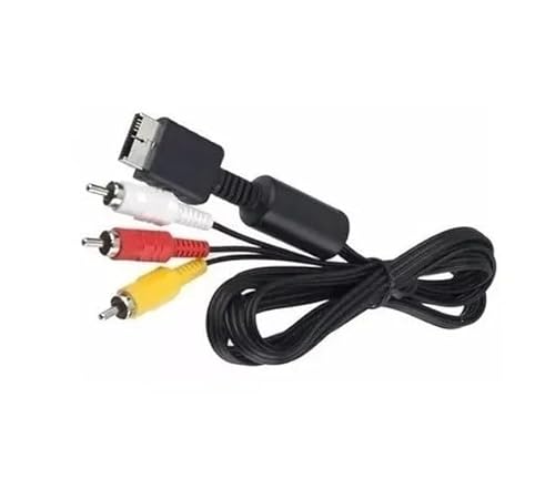 Cabo Av Audio Video Rca Playstation Ps3 Ps2 Ps1 Qualidade