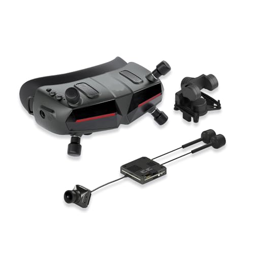 �݊���������܂�RC �h���[���� ? CADDXFPV Walksnail �A�o�^�[ HD �S�[�O�� X 5.8GHz 1080P Steadyview ���V�[�o�[ �w�b�h �g���b�J�[(With Pro Kit GM3)