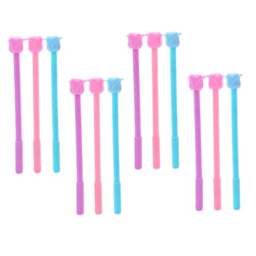 STOBAZA 12 bolígrafos de gel con tinta Aqua 0.5 mm